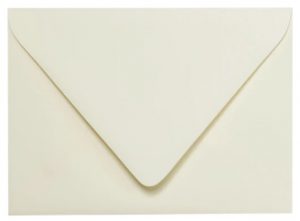 cream envelope