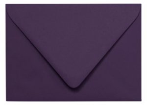 aubergine envelope