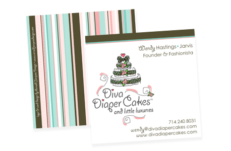 diaper cake business logo