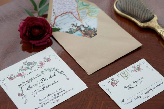 hand painted invitations