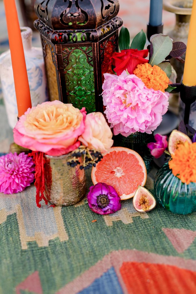 moroccan themed table scape