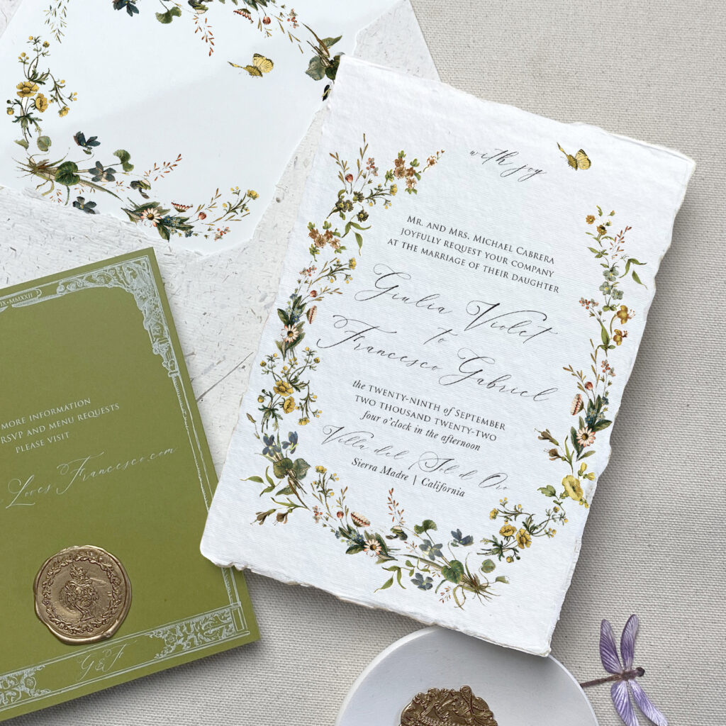 wedding invitation suite