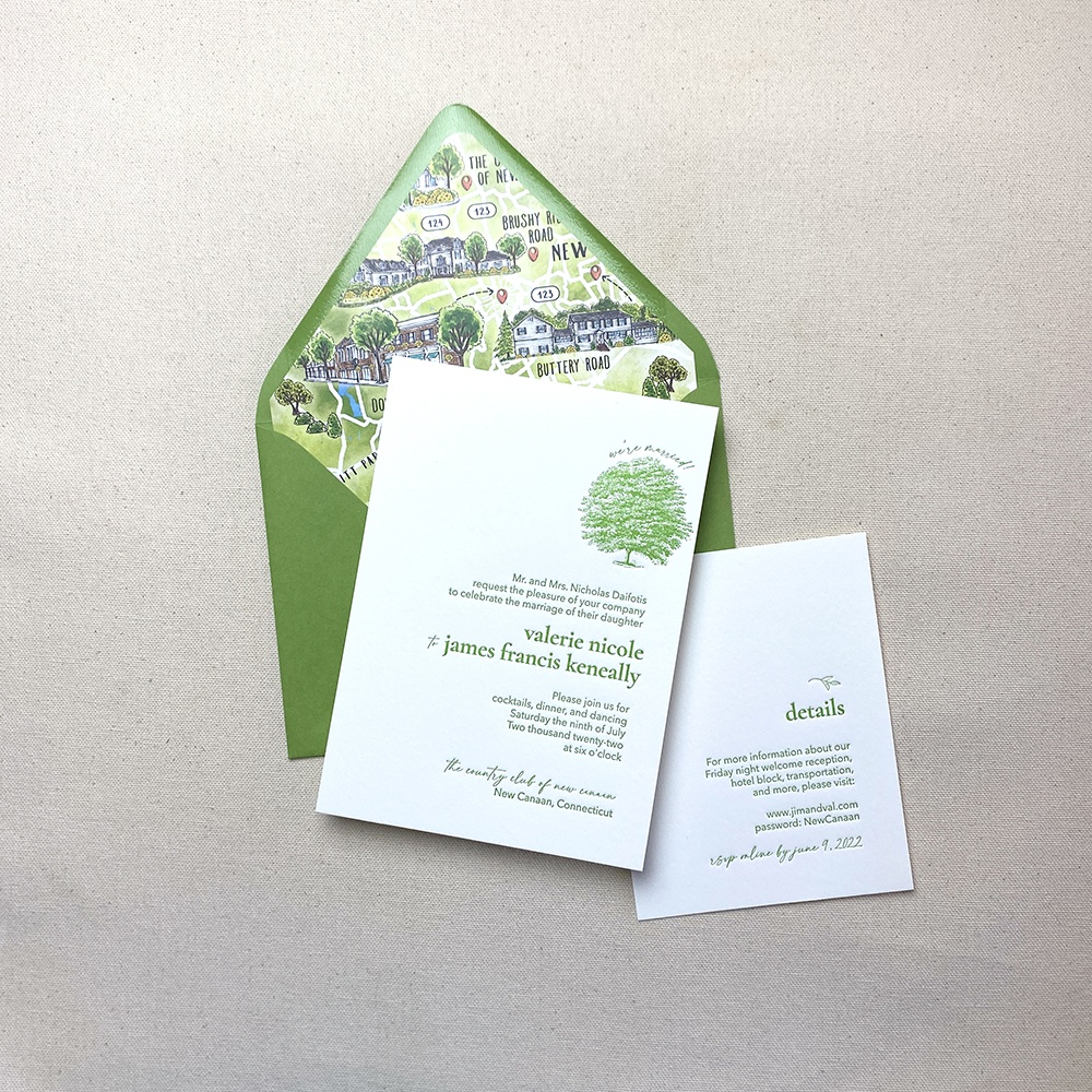 Custom Designed Wedding Invitations and RSVP Cards. — The Simple Design Co.