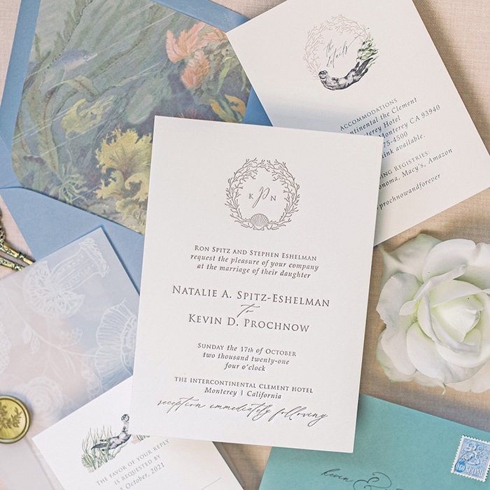 Custom Wedding Invitations and Stationery – Smitten on Paper