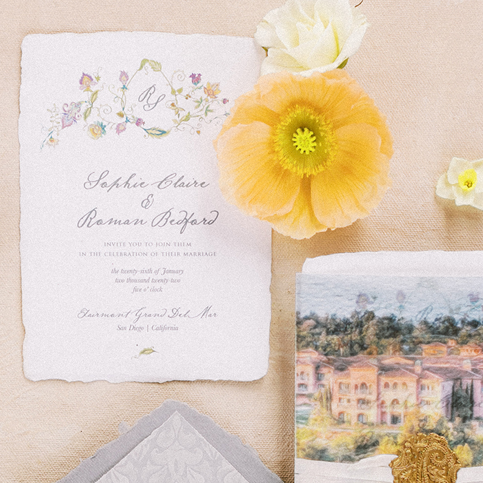 wedding invitation suite