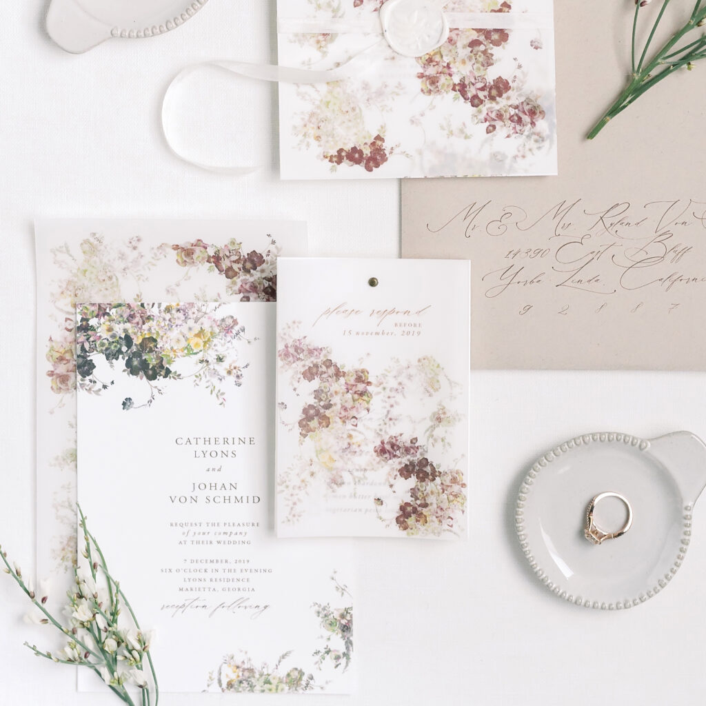 wedding invitation suite