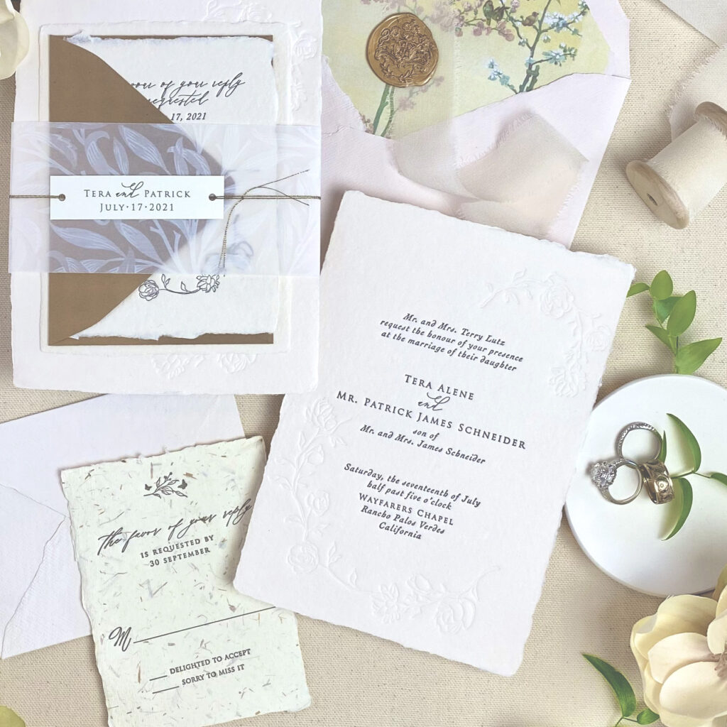 wedding invitation suite