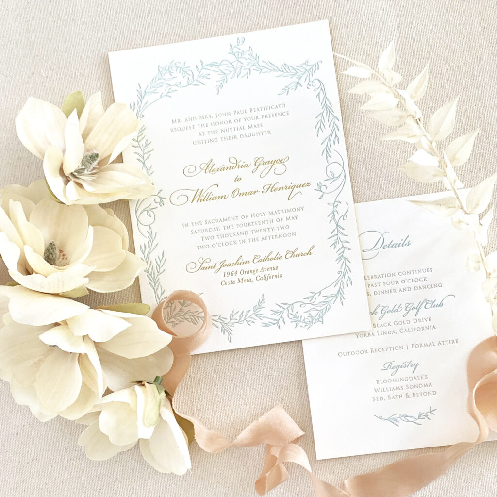 wedding invitation suite