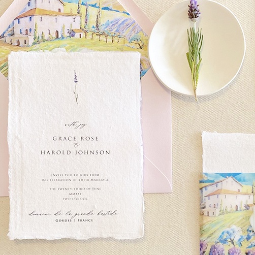 wedding invitation suite