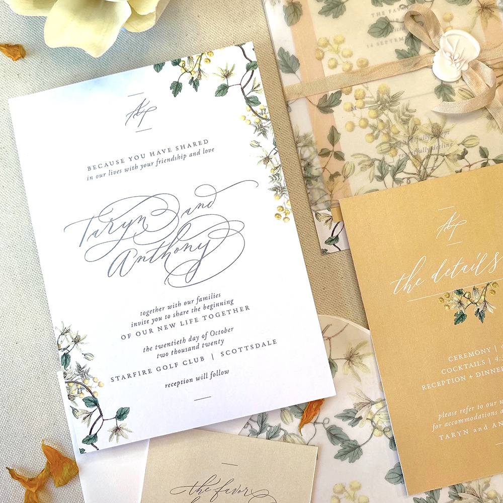 wedding invitation suite